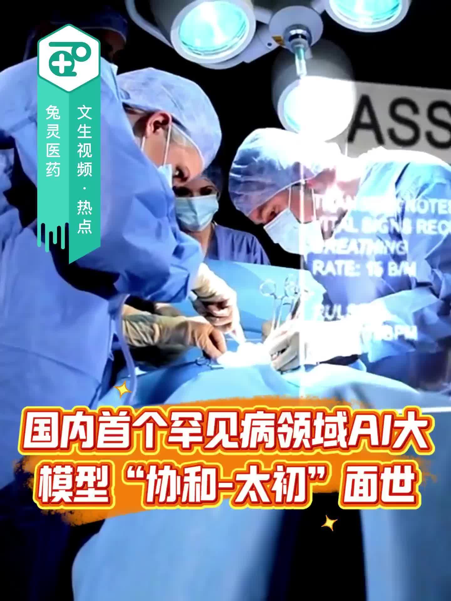 国内首个罕见病领域AI大模型“协和-太初”面世