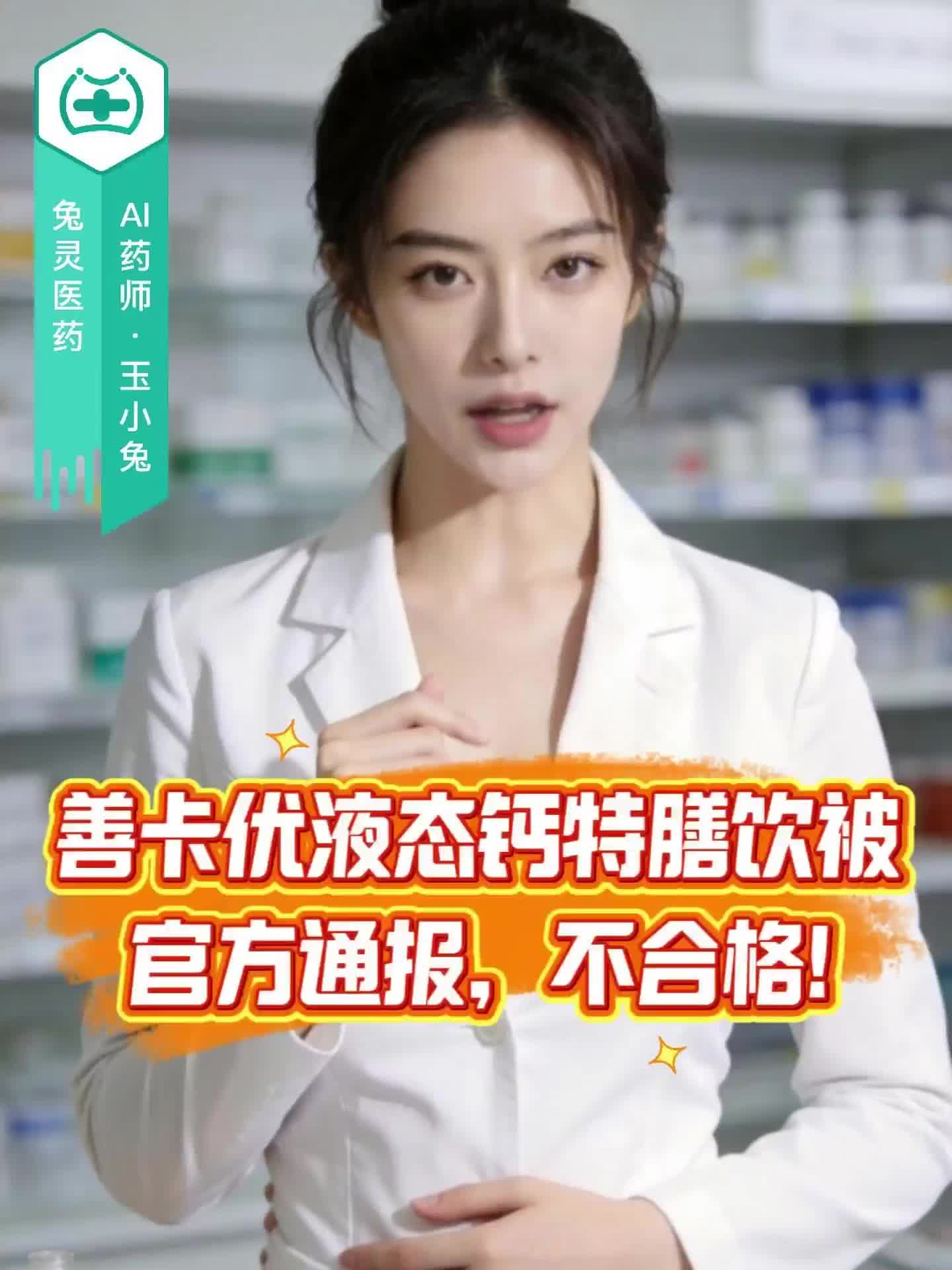 善卡优液态钙特膳饮被官方通报，不合格!